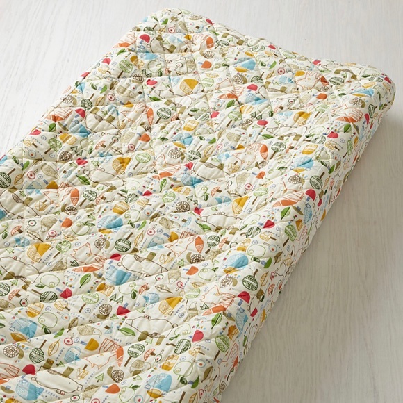 crate and kids changing pad